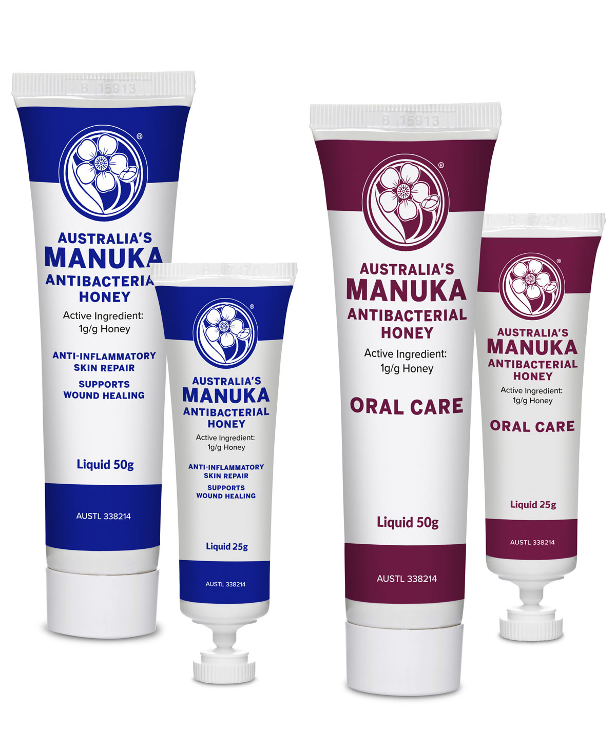 Australias Manuka Antibacterial Honey Skin Repair Oral Care