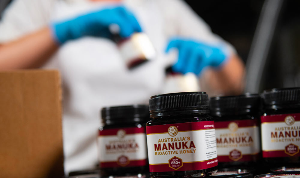 Packing Manuka Honey Australia