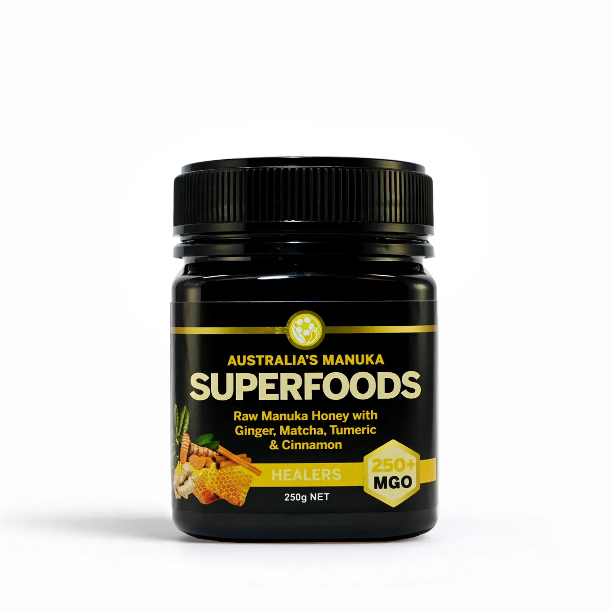250g Healers Superfood Plastic Jar result