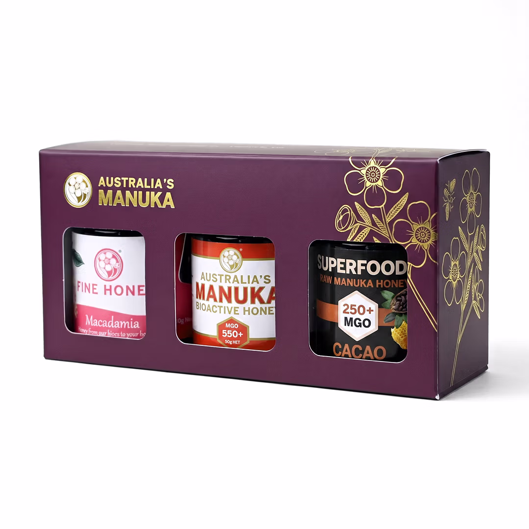 australias manuka mixed gift box front